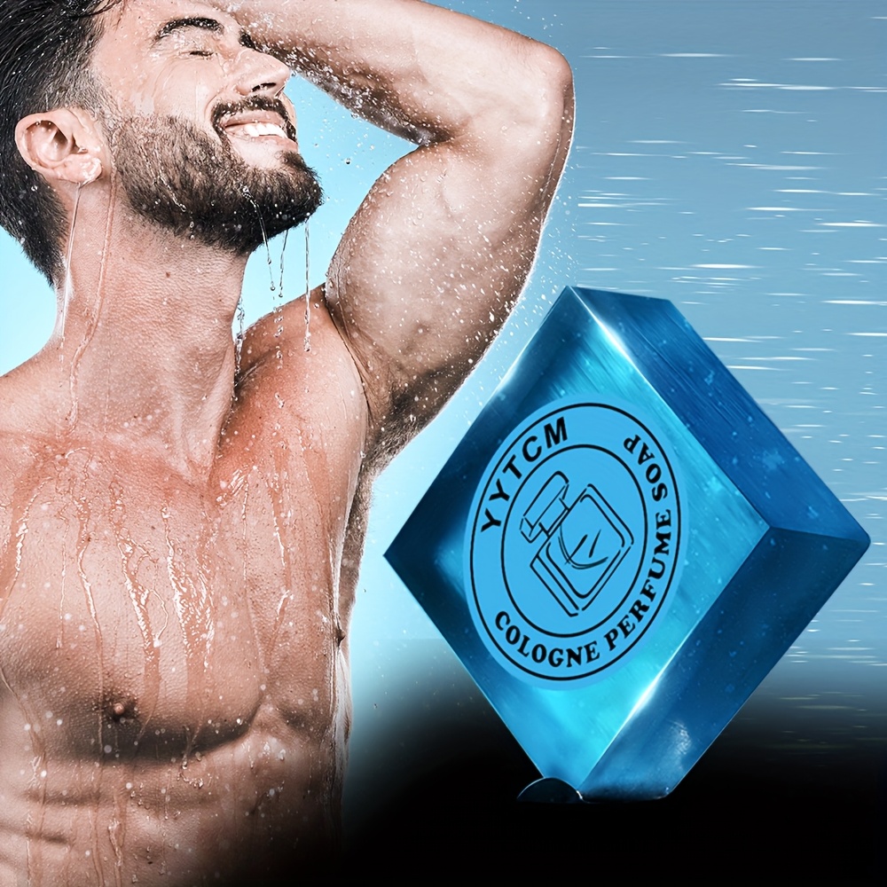 Cleanser Face - Herren-Duftseife, Kölnischwasser-Parfümseife, Sandelholzseife, Badeseife, Gesichtsreinigung, Körperseife,