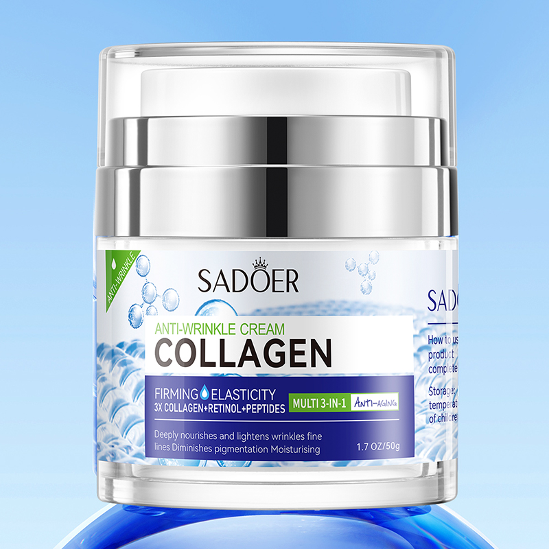 Vitamin C Serum - SADOER Vitamin C Kollagen Gesichtscreme Anti-Aging