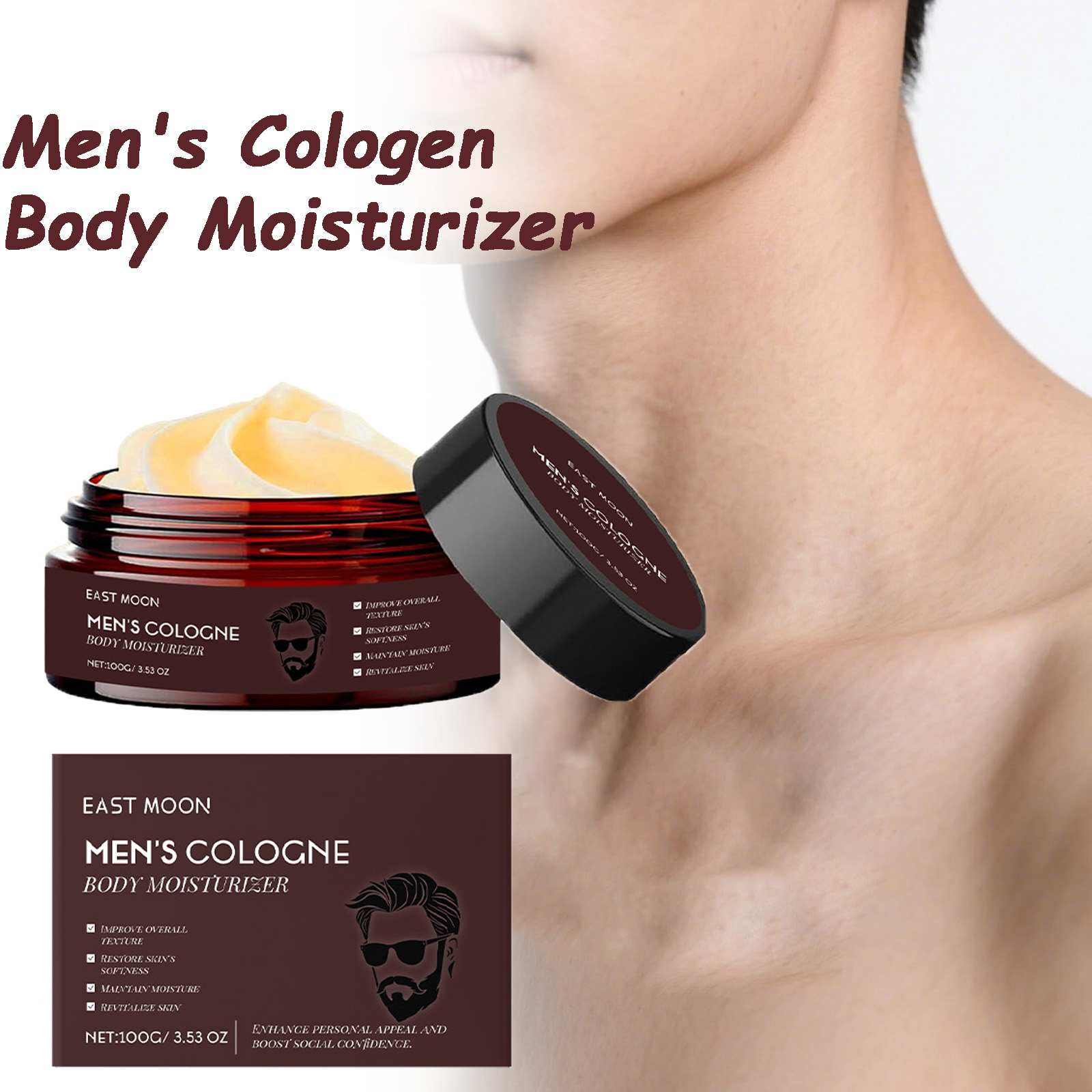 Body Lotion - Cologen Body Moisturizer für Männer, Deep