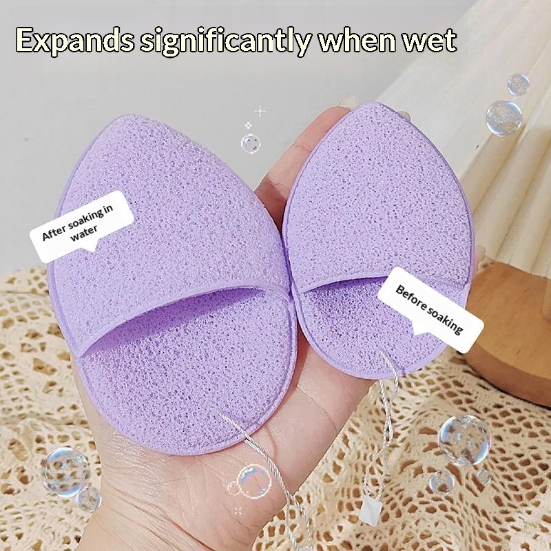 Cleanser Face - Handschuhförmiger Gesichtsschwamm Weicher Wassertropfen-Gesichtsreinigungsschwamm Maskenentferner Peeling-Gesichtswäsche