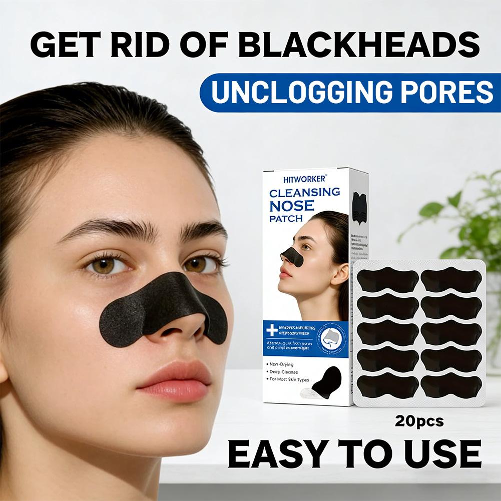 Face Mask Skincare - Unisex Mitesser-Entfernungsmaske Nasenstreifen Porenverfeinernde Reinigungsstreifen Nasen-Mitesser-Entferner-Aufkleber
