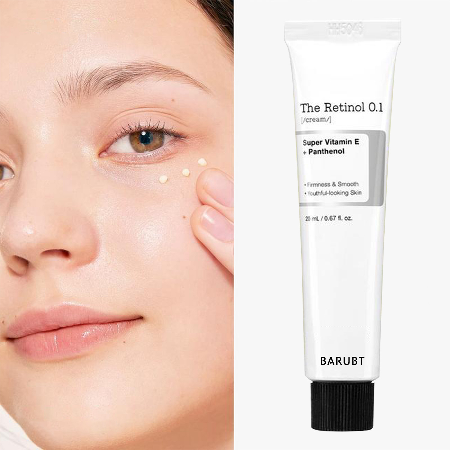 Retinol Cream - Retinol 0,1% Creme, Anti-Aging Augen- &