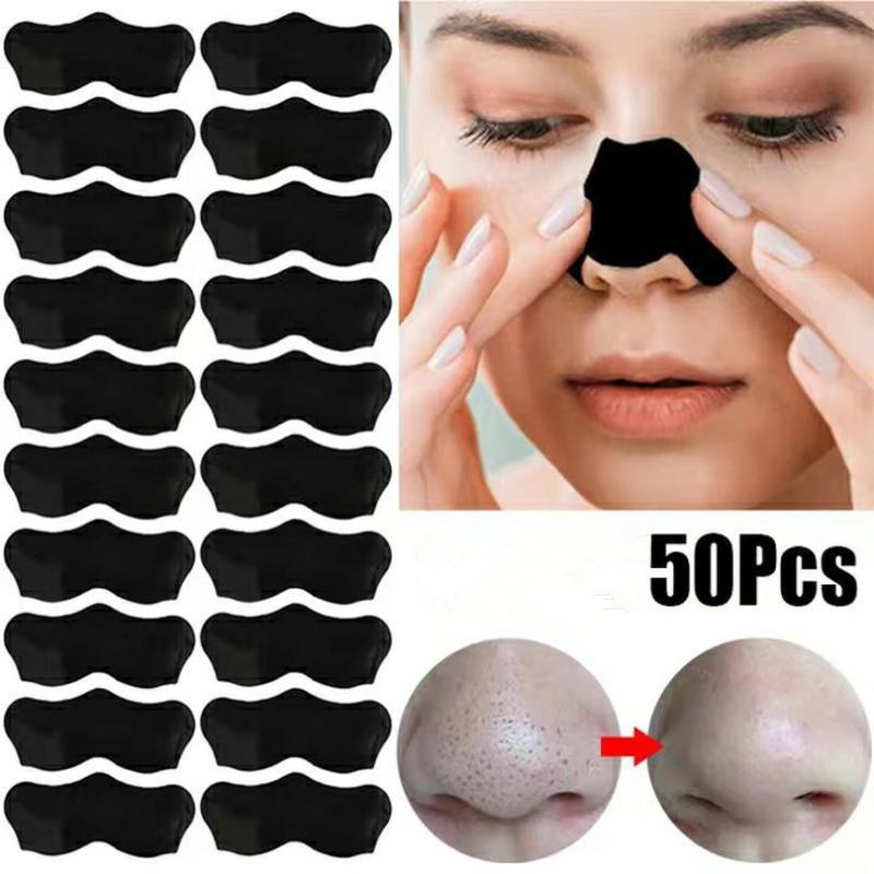 Face Mask Skincare - 【F】50 Stück Nasen-Mitesserentferner-Maske, Porenverkleinernde Behandlung, Aufkleber