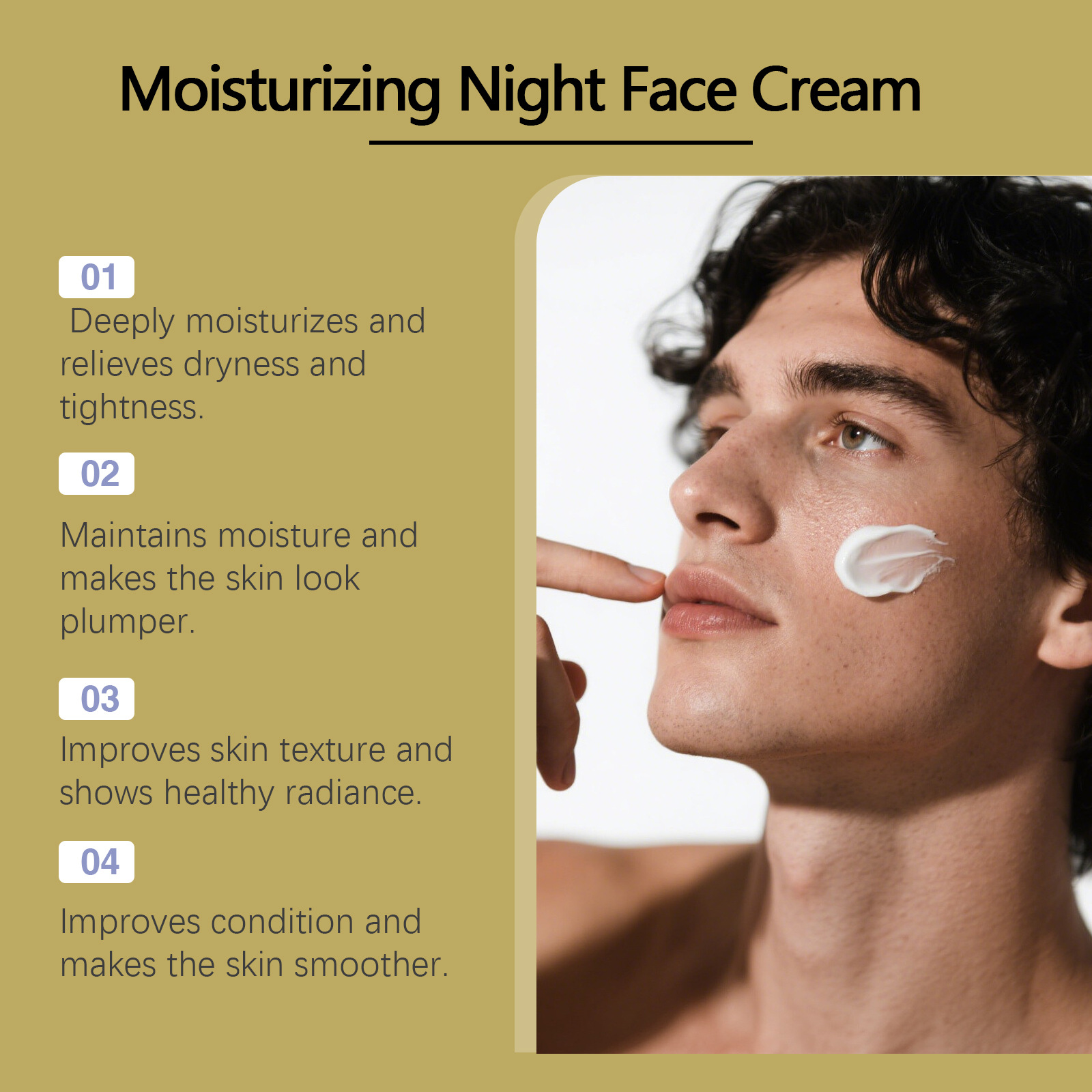 Gesichtscreme für Männer für e – Night Cream Bewertung und Preis