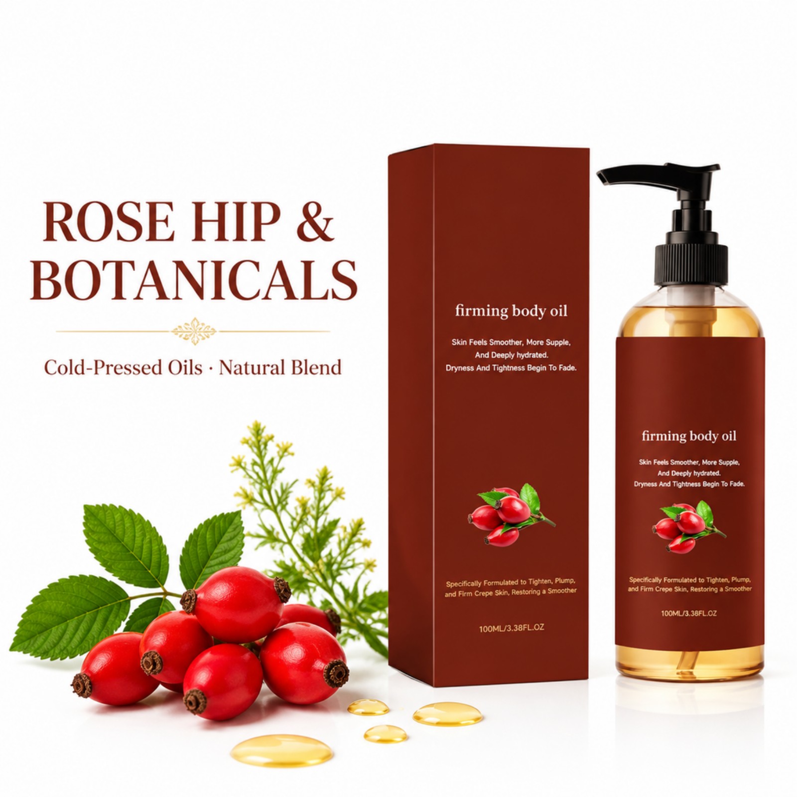 Straffendes Körperöl mit Hageb – Face Oil Rosehip Bewertung und Preis