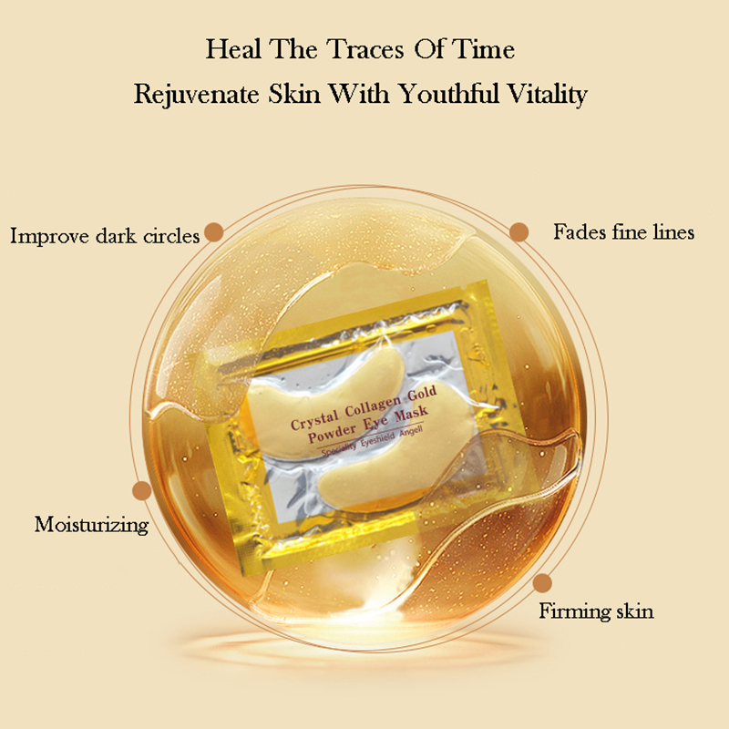 10/20 stücke Goldene Kristall  – Face Mask Skincare Bewertung und Preis