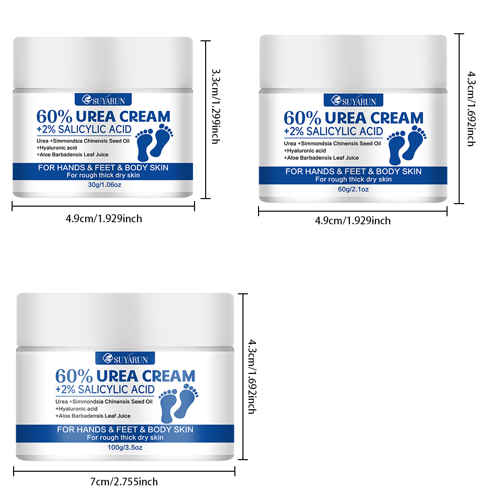 SUYARUN 60% Urea+2% SALICYLSÄU – Urea Foot Cream Bewertung und Preis
