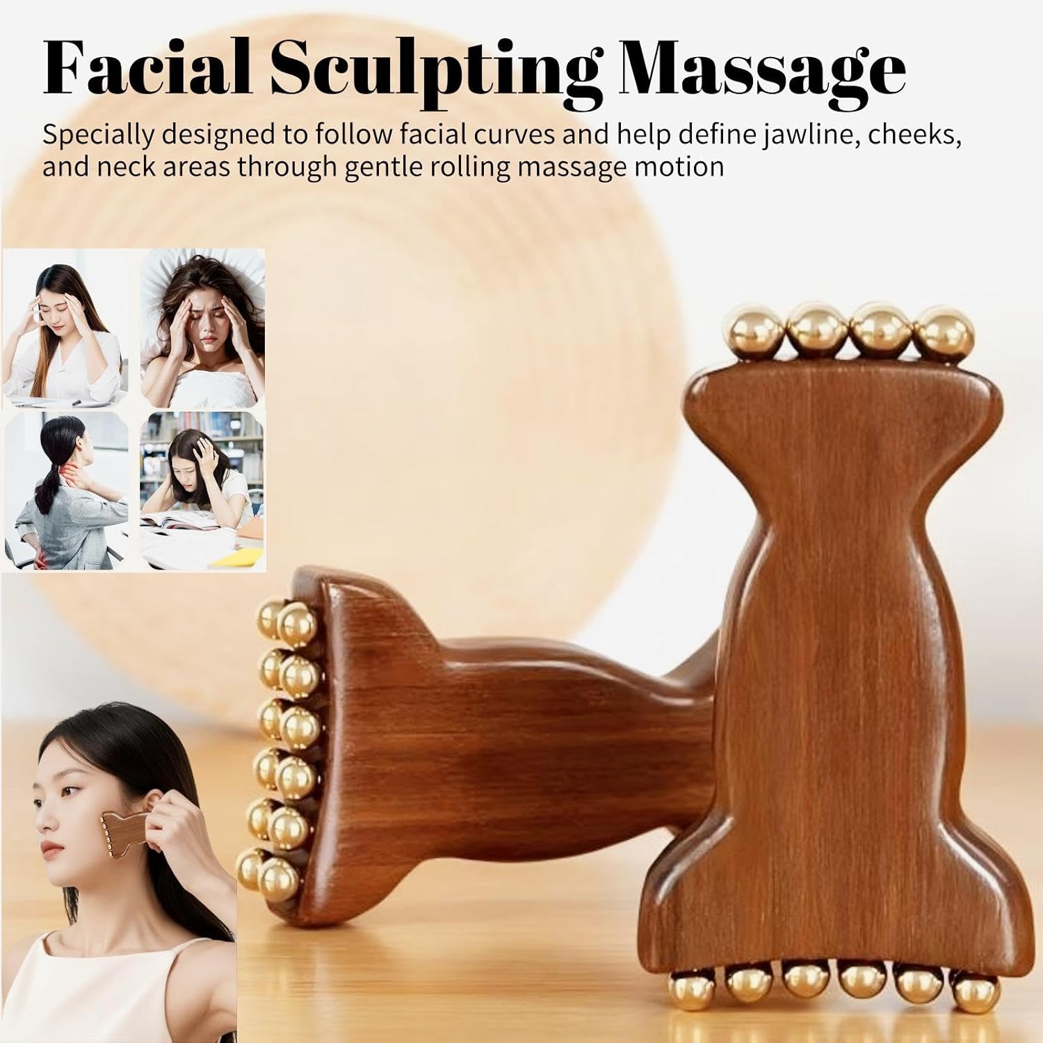 Messing-Gesichtskonturroller a – Skincare Glowing Bewertung und Preis