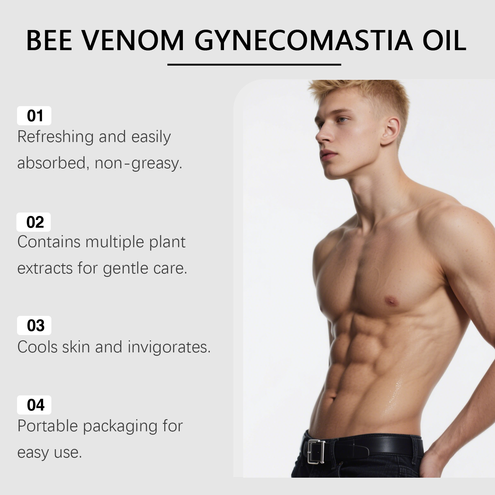 Bee Venom Gynäkomastie Öl Für  – Skincare China Bewertung und Preis