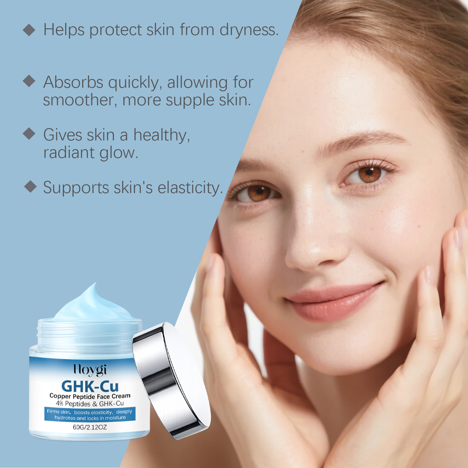 GHK-Cu Kupferpeptid Hautpflege – Skincare Glowing Bewertung und Preis