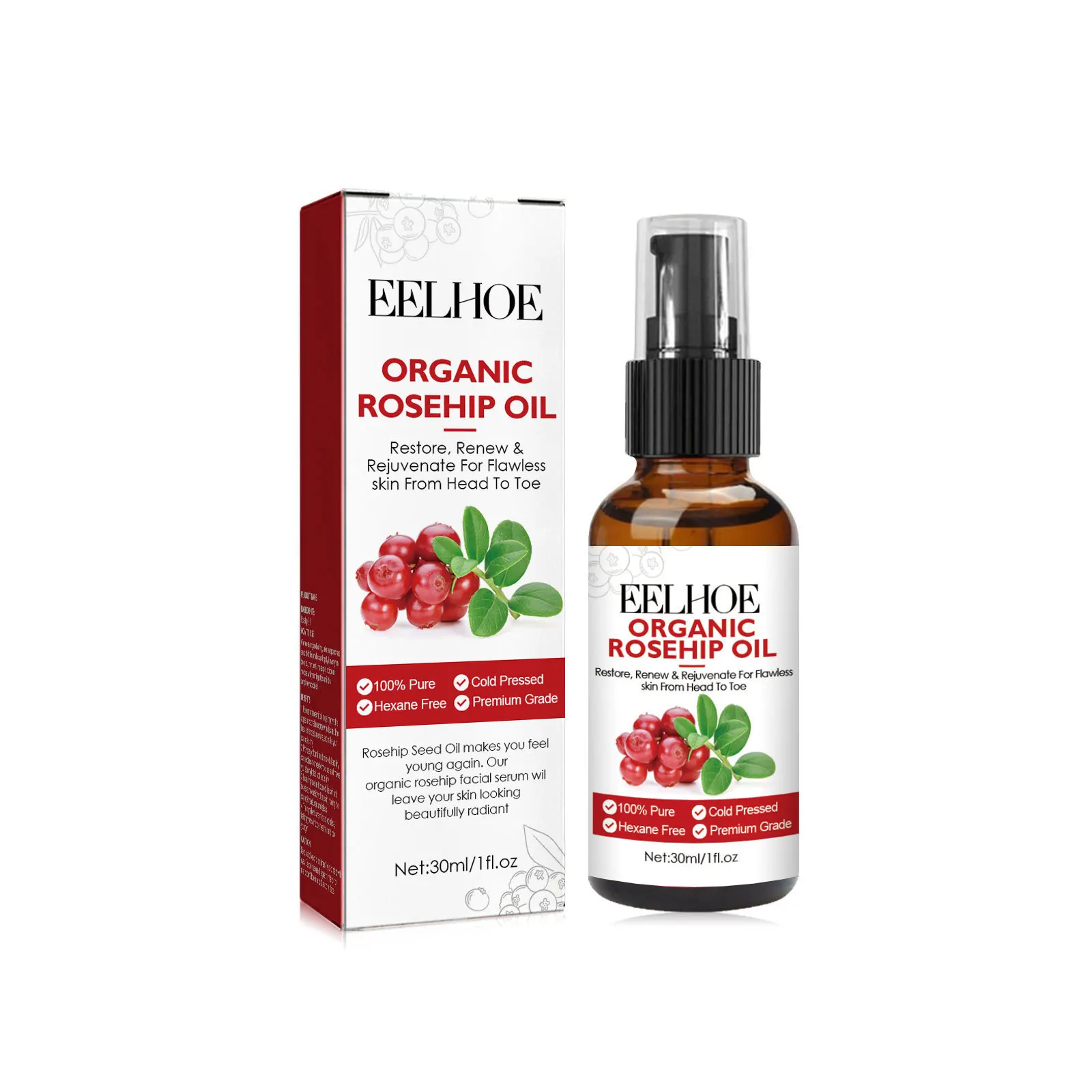 30 ml Hagebuttenöl-Gesichtsser – Face Oil Rosehip Bewertung und Preis