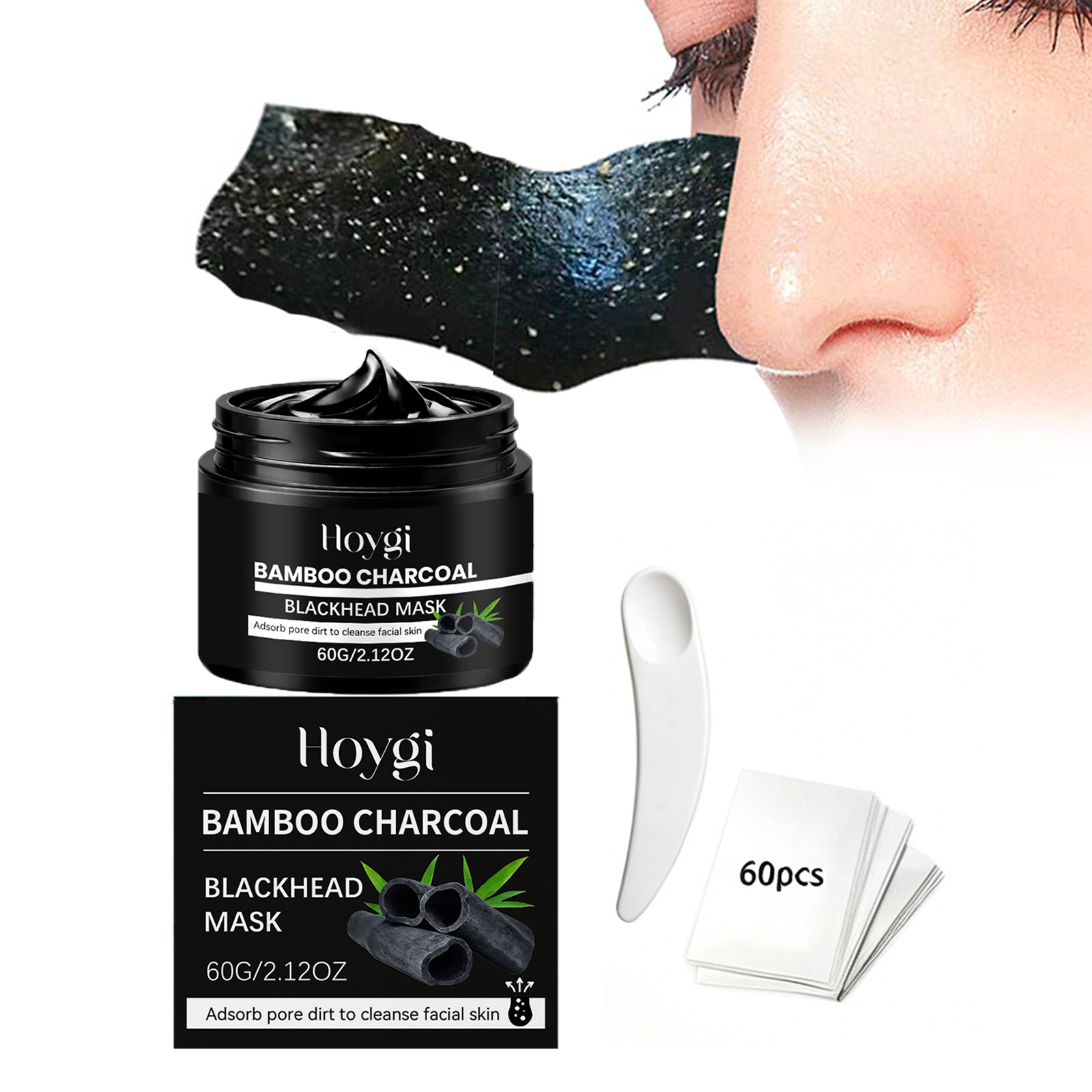 Bambuskohle-Mitesser-Maske zum – Skincare China Bewertung und Preis