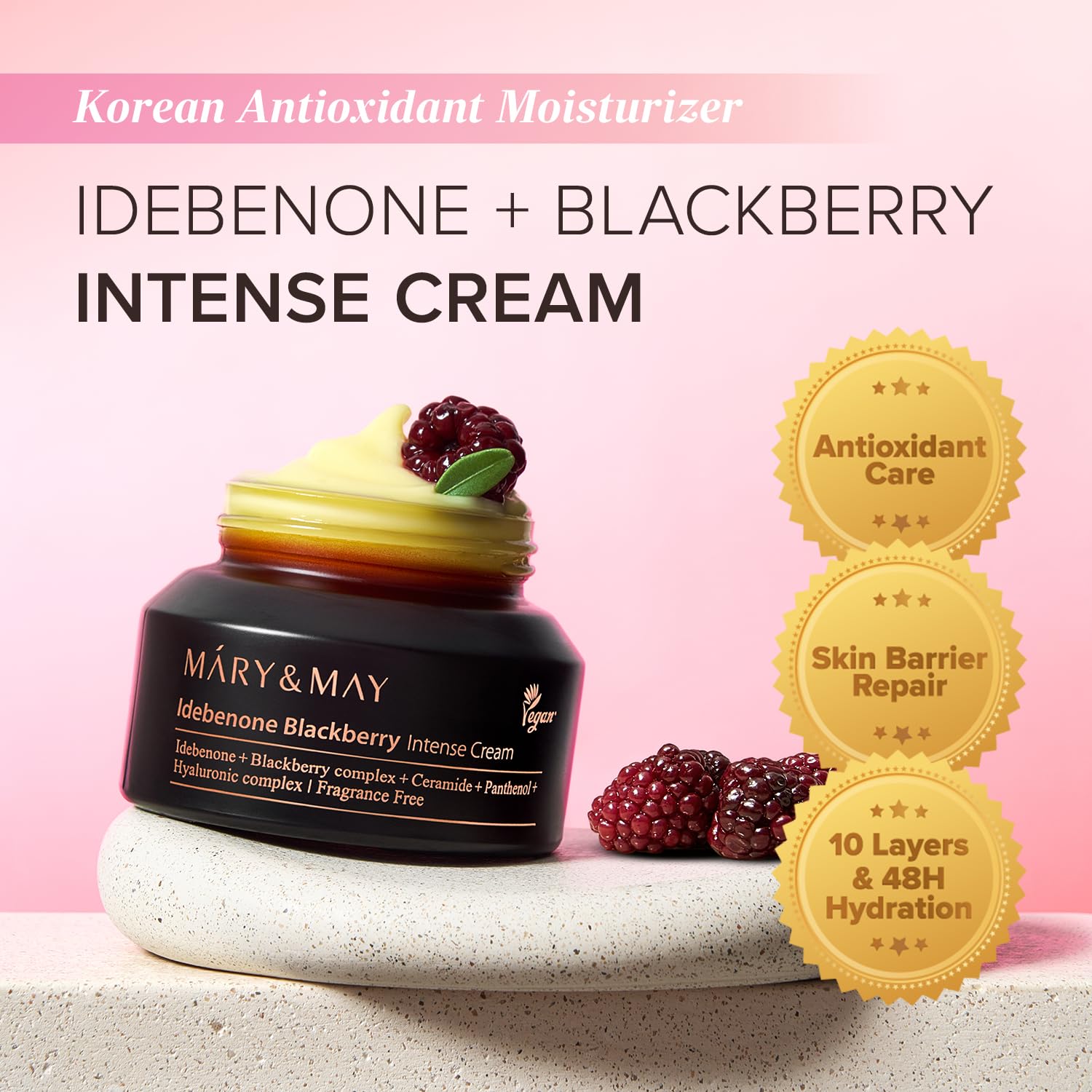 Mary&May Idebenone Blackberry  – Retinol Cream Bewertung und Preis